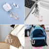 YaeYur Letter A-Z Keychain for Women, Butterfly Letter Keychain Initial