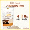 Organic Seven Grain Blend Bread Flour by Great River Milling,