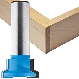 Drawer Lock Router Bit - 1" Dia x 1/2" H x 1/2 Shank Router Bit - Router Drawer Bit for Routing Strong, Carbide Router Bits for Smooth Operation