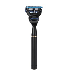 Safety Razor Double Edge Vintage Blade Manual Beard Shaving Tool Black