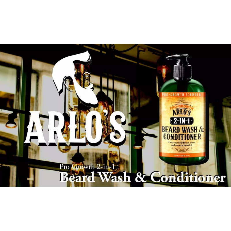 Arlo's 2-in-1 Beard Wash and Conditioner 12 oz. - Pro