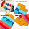 2 Pairs Cotton Five Finger Toe Socks Athletic Running Casual
