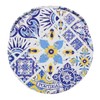 Portuguese Azulejo Tile Pocket Mirror with Heart Sparkles | Decorative