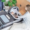 5 in 1 Multifunctional Pack and Play,Qutanix Foldable Baby Crib
