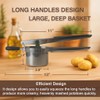 LunaCozy Large Potato Ricer, Heavy Duty Stainless Steel Potato Ricer