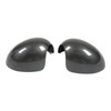 2 Pcs Door Side Rearview Mirror Cover Cap Carbon Fiber
