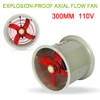 DNYSYSJ 12" Explosion-proof Axial Flow Fan Pipeline Exhaust Fan,Ventilator Extractor