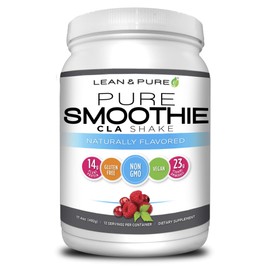 Lean & Pure Pure Smoothie Shake, Protein Powder, Non GMO, Vegan, Gluten Free, 492g