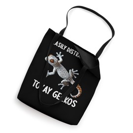Easily distracted by Tokay Geckos. Tokay Gecko Tote Bag