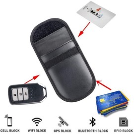 2 Pack Faraday Pouch For Car Keys, Car Key Signal Blocker Pouch, Faraday Pouch Box For Car Keys, RFID Key Pouch, Keyless Car Key Signal Blocker Pouch, Key ring For Vehicles And Cars