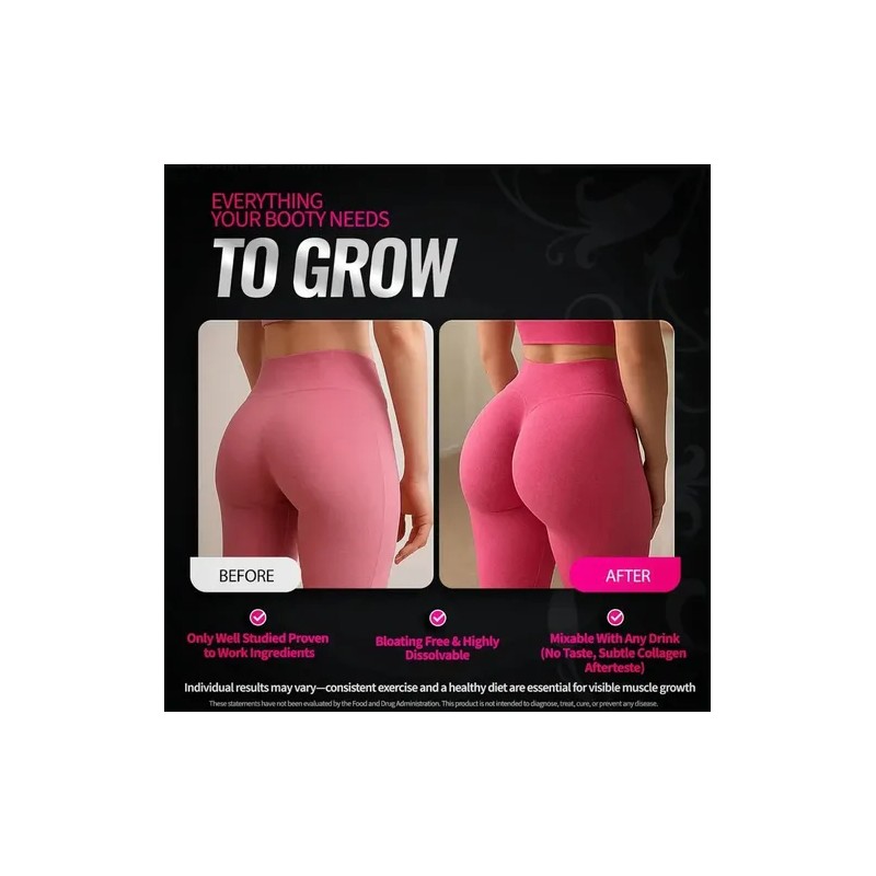 Bold Buns Creatina Mujeres Suplemento De Construcción Gluteo Sin Sabor