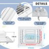 Datanly 6 Pcs Air Ceiling Vent Covers 3 Way Sidewall
