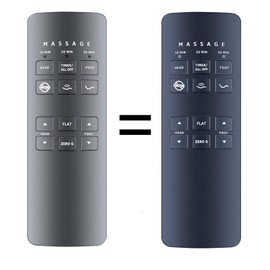 ZWP RF258B Replacement Remote Control for Beautyrest SmartMotion 2.0 Adjustable Bed Base, for Serta Motion Plus JLDK.27.03.06 RF258B, for Ergomotion Massage Bed RF258B 258B Remote