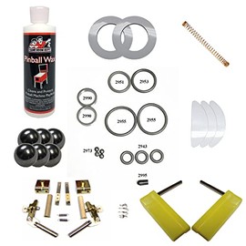 Game Room Guys Black Premium Pinball Maintenance Kit Compatible with Stranger Things 2019 Stern Pinball Machine