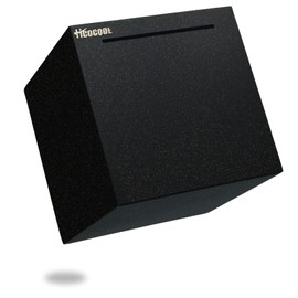 hicocool Piggy Bank for Adults Must Break to Open, Stainless Steel Adult Piggy Bank for Real Money, Unbreakable Metal Money Bank for Cash Saving (4.72 inch, Black)