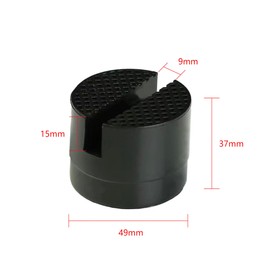 Jack Rubber Pad Universal 2 Pack Slotted Frame Rail Protector for Car Trolley Jack 50 X 35mm