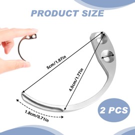 Pack of 2 Label Remover, Magnetic Remover for Anti-Theft Security Labels & Labels - Stainless Steel Remover for Security Labels - Handy Accessories for Retail