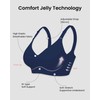 HORISUN Supportive Bra Wireless Seamless Bra Plus Size for Women(Navy