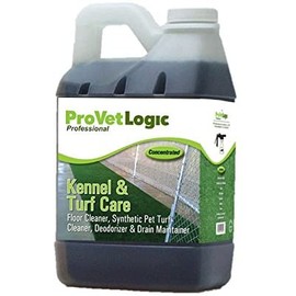 ProVetLogic Kennel & Turf Care- Floor Cleaner, Synthetic Pet Turf Cleaner, Deodorizer & Drain Maintainer (Concentrated)- 1/2 Gallon