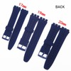 Lijinlan Replacement Silicone Band for Swatch 17mm 19mm 20mm, Waterproof