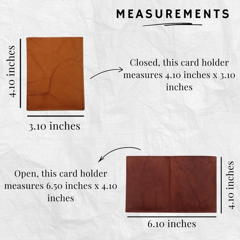 AG Wallets AG Wallets 2 ID Leather Bifold License Holder