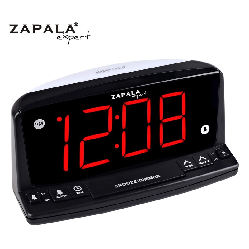 ZAPALA expert Jumbo LED Digital Alarm Clock – Simple Operation