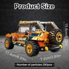 XIMKONTER Off-Road Vehicle Construction Toy Set, Clamping Building Blocks Car,