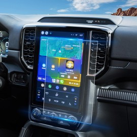 WEIPIN For 2024~2025 Ranger (XL/XLT) Screen Protector 10.1 Inch Matte Anti-Glare Tempered Glass Touchscreen *1 Accessories 9H Hardness Glass - No More Glare&Fingerprint