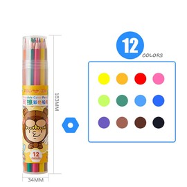 FLY CHOICE Erasable Colored Pencils, Bulk Colored Pencil Set, Pencils for Adult Coloring Books, Holiday Gift for Teens, 6+ (12pcs set)