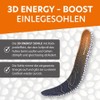 Active Energy Insole with Cleanfeet Technology, 100% Natural (39-41)