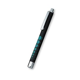 AS ONE KE-336 Rubberized Soft LED Penlight, Black/Blue