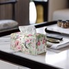 Oamsistay Hummingbird Rectangle Tissue Box Cover Modern PU Leather Rectangular