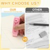 PATIKIL 8pcs Erasers, Sliding Elastic Eraser Push Pull Cute Pencil