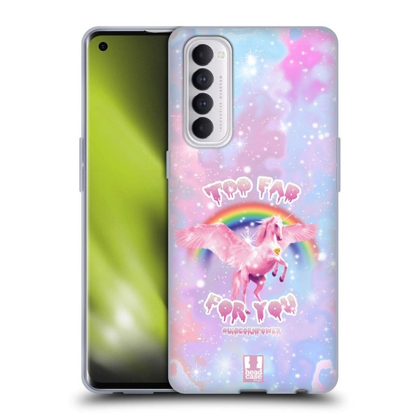 Head Case Designs Too Fab Unicorn Power! Soft Gel Case