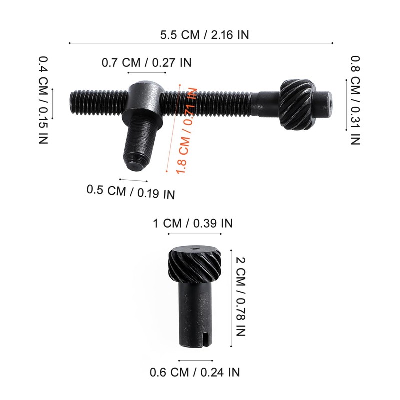 VILLCASE Metal Chain Adjuster Tensioner Tensioner Screw Replacement for Chainsaw