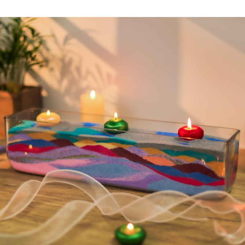 CYS Excel Glass Rectangle Vase (H:4" Open:16"x4") | Multiple Size