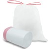 O2frepak 13 Gallon Size Large Kitchen Drawstring Trash Bags,Heavy Duty,Tasteless,Strong