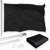 UD_G128 Combo Pack: 5 Ft Tangle Free Aluminum Spinning Flagpole