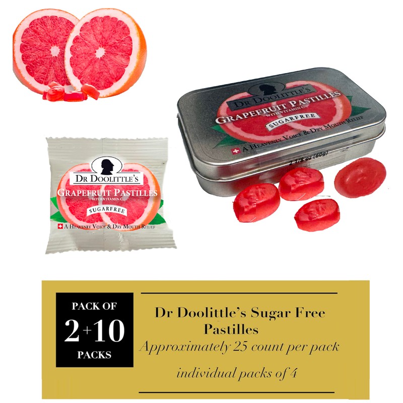 Dr. Doolittle’s Sugar Free Pastilles with Stevia for Voice and