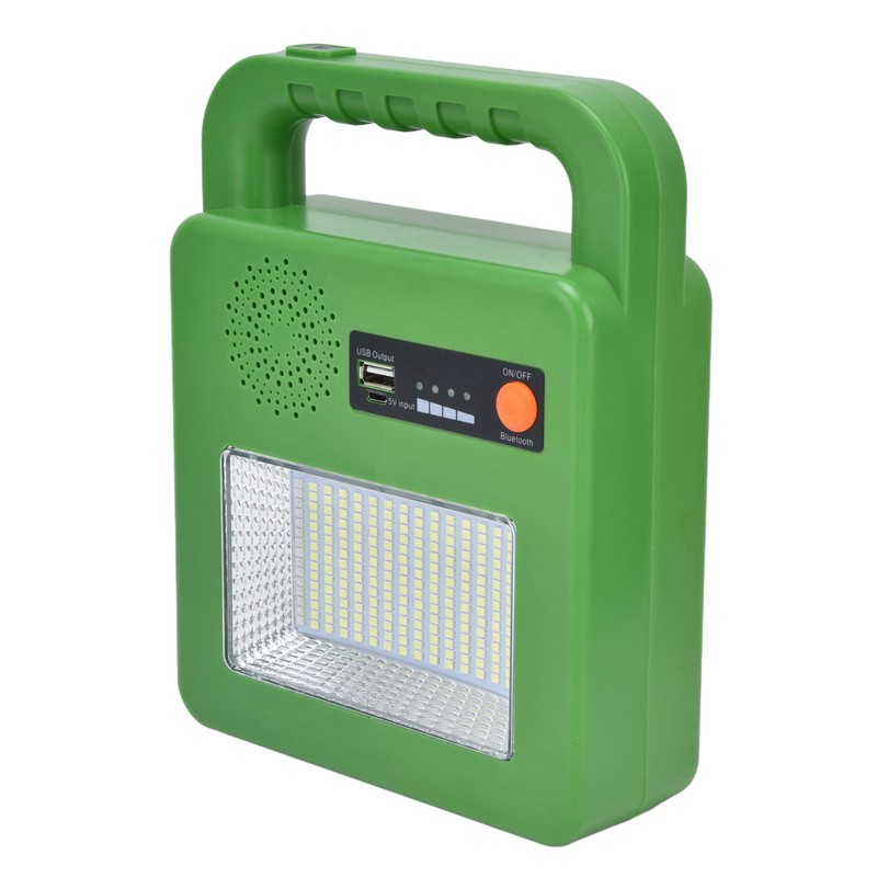 LED Flashlight with Bluetooth Speaker 5 Mode Emergency Flashlight Solar