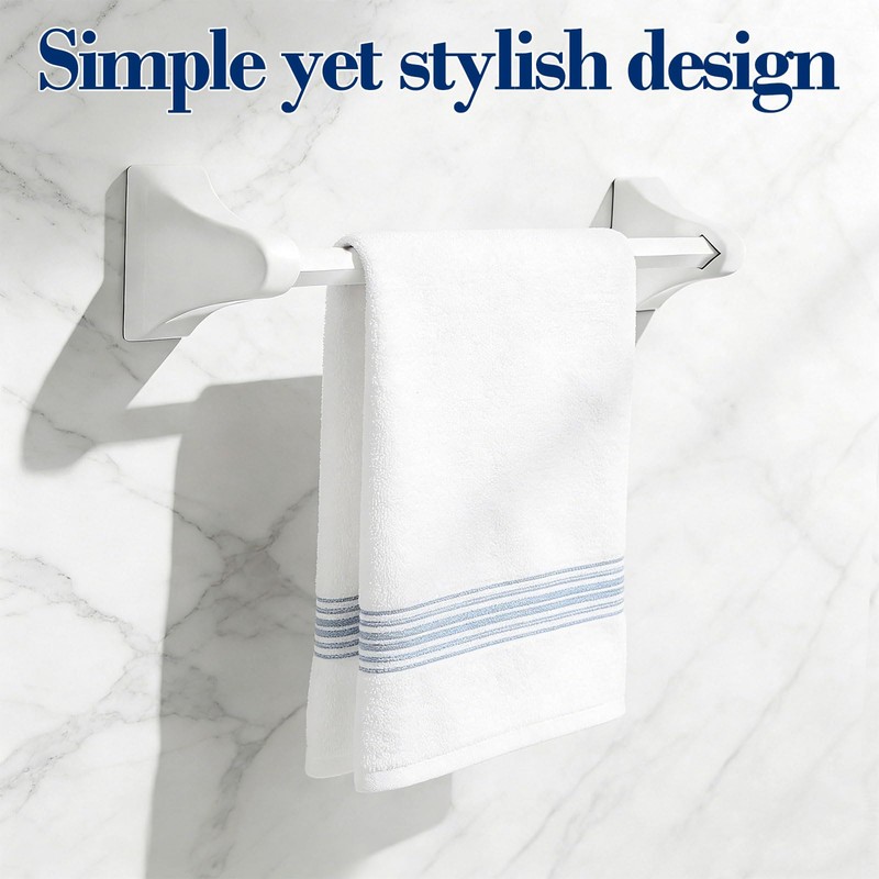 2 Pcs Ceramic Towel Bar Replacement Rod Holder Brackets Kit,