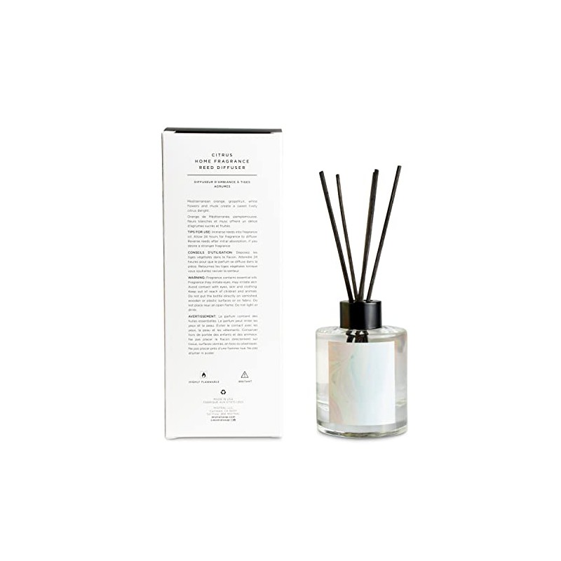 Mistral Heritage Collection Home Fragrance Diffuser, White Flowers, 4 Fl