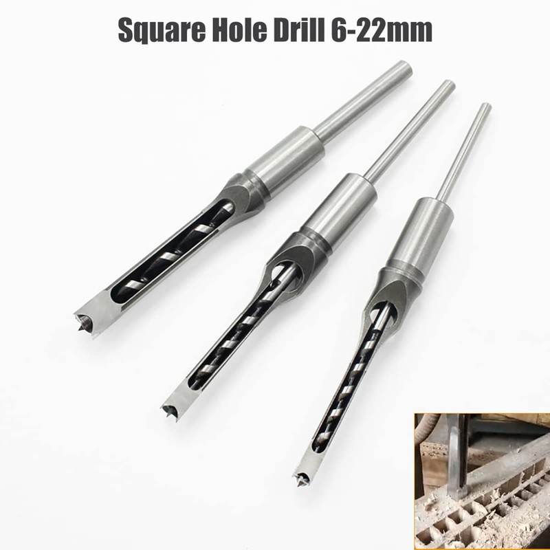 SagaSave 6.4mm Square Hole Drill Bit Opener, 1/4" High-Carbon Steel