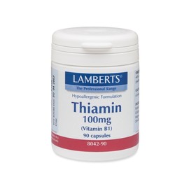Lamberts Thiamin 100mg B1, 90 Capsules