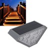 Solar Step Lamp Warm Light Button Light Sensor Control IP67