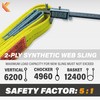 2-Ply Lifting Straps 2”x 6 ft Webbing Sling Tree Saver