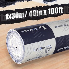40 in x 100 ft Temporary Floor Protection for Renovation, 40 mil Moving Protective Film for Construction, Heavy-Duty Floor Covering for Concrete, Coverage of 334 sqft!
