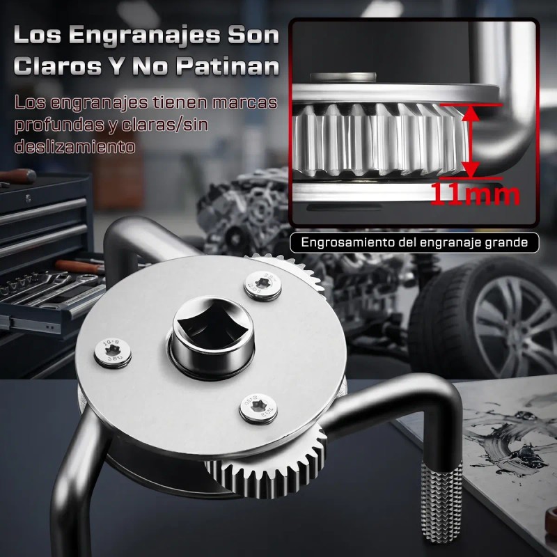Universal Llave Filtro De Aceite Tipo Araña De 69 A