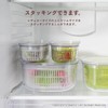 OKA Vegetable Storage Container, White, Regular, Veggie Magic Series, Washable