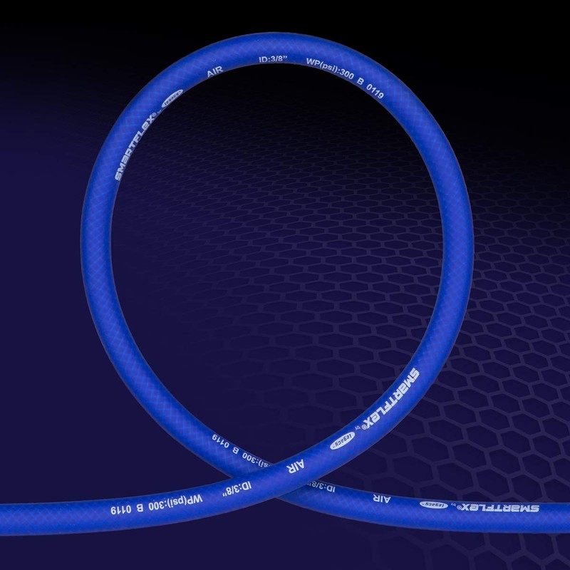 SmartFlex Air Hose, 3/8 in. x 50 ft., Hybrid, Blue